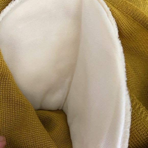 NINA RICCI PARIS VTG mustard color siut. Med?? As is - Picture 12 of 14